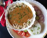 A picture of step 12 of Chicken Resha Daal.