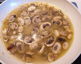 Foto del paso 5 de la receta: Espaguetis con champiñones y vino blanco