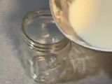 Homemade butter and buttermilk