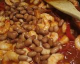 A picture of step 3 of Tex Mex prawns.