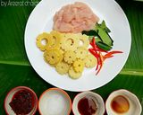 รูปขั้นตอนการทำที่ 1 ของ ไก่ผัดพริกเผาใส่หน่อไม้