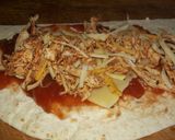 A picture of step 3 of Fajita party cones.