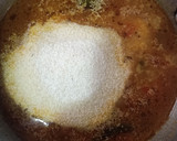 A picture of step 3 of Rava upma.