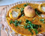 A picture of step 9 of Paneer Kofta with Makhni Gravy.