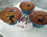 รูปขั้นตอนการทำที่ 6 ของ Whole wheat Banana Blueberry Muffins ❌sugar | โฮลวีทกล้วยหอมบลูเบอร์รีมัฟฟิน ❌น้ำตาล ❌เนย