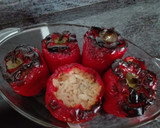 Foto del paso 3 de la receta: Pimientos rellenos de arroz con bacalao estilo Mari Mar