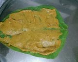 A picture of step 3 of Spinach cigars.