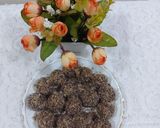 A picture of step 3 of Nuts chocolate nariyal ladoo.