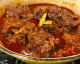 A picture of step 6 of Rabo Encendido (Cuban Style Oxtail Stew).