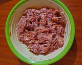 A picture of step 3 of Delish meat loaf.