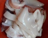 Foto langkah ke 1 dari resep Sotong a.k.a. Cumi tumis pedas.