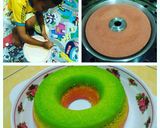 Foto langkah ke 8 dari resep Rainbow Cake eds.Kukus.