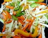 Smoky garlic chicken noodles #mycookbook recipe step 2 photo