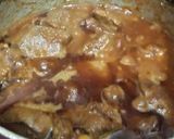 A picture of step 2 of Chicken kaleji curry.