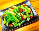 鵝油蔥酥拌萵苣的食譜步驟2照片