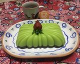 Foto langkah ke 6 dari resep Green Egg fluor Pudding (Pudding Terigu).