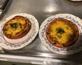 Une image de l'étape 14 de Potimarron farci aux poireaux bouillon d épices et cheddar.