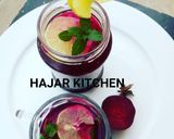 A picture of step 6 of Beet root juice.