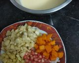 A picture of step 4 of Fruit Custard.
