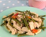 Foto langkah ke 3 dari resep Tumis tempe kacang panjang.
