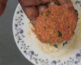 A picture of step 2 of Carrot pancakes.