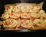 Teljes kiőrlésű pizzás csiga recept fázis 7 fotója