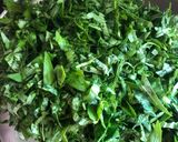A picture of step 1 of Kolmi Shaak Paneer Bhaja (Water Spinach & Paneer Stir Fry - Bong style).