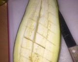 Foto del paso 1 de la receta: Berenjenas rellenas de atún en microondas