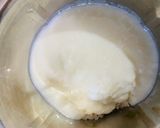 A picture of step 1 of Eggless Malai cake.