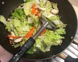 A picture of step 4 of Stir-Fried Napa Cabbage (Wongbok).