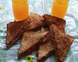 A picture of step 3 of Veg mayonnaise in vegetable sandwich.