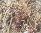 Foto del paso 5 de la receta: Fideos integrales con carne picada a mano