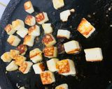 A picture of step 5 of Palak Paneer.