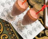 A picture of step 1 of Melon milk drink.