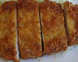 A picture of step 7 of Quick Tonkatsu with Mayonnaise.