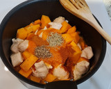 Foto del paso 4 de la receta: Dados de pollo con calabaza