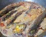 A picture of step 3 of Pohala macha besara(Fried Pohala fish in tangy mustard gravy).