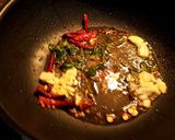 A picture of step 3 of Okra/ladies finger stir fry.