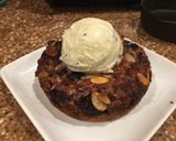 A picture of step 11 of Cherry Almond Skillet crumble.