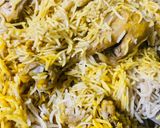 A picture of step 10 of Chicken Pulao in less oil.