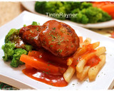 Foto langkah ke 5 dari resep Bestik Daging Cincang lezatt,menu lezat rumahku.