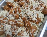 Gambar langkah 5 resipi Mac & Cheese with Bolognese Meatball.