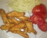 Foto del paso 3 de la receta: Tiritas de pollo empanizadas (con un toque picante)
