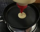 Gambar langkah 4 resipi Pancake.