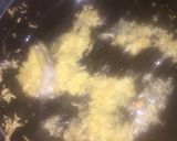 A picture of step 2 of Green Lauki halwa.