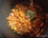 A picture of step 1 of Sev Bhaji.
