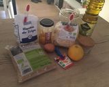 Foto del paso 1 de la receta: Galletas de avena, miel y naranja