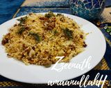 A picture of step 4 of Hyderabadi Kheema Dum Biryani.