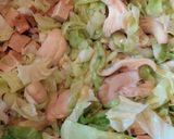Une image de l'étape 3 de Nouilles chou pointu, pleurotes et tofu.
