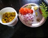 A picture of step 1 of Aloo, Parwal Subzi.